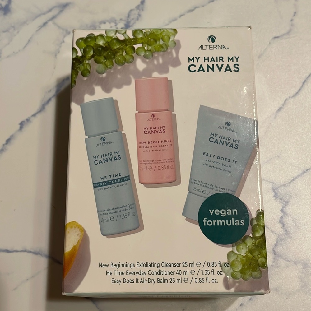 Alterna-My Hair My Canvas-new in box- everyday conditioner & air-dry balm